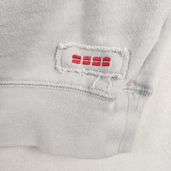 Peace Love World Pride French Terry Sweatshirt Hamptons Grey Medium A396367 EUC - Picture 7 of 16